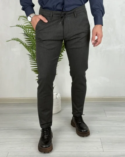 Muške premium-komfor pantalone 1045 t.siva