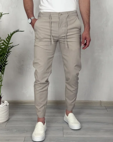 Muške joger pantalone 1044 bež